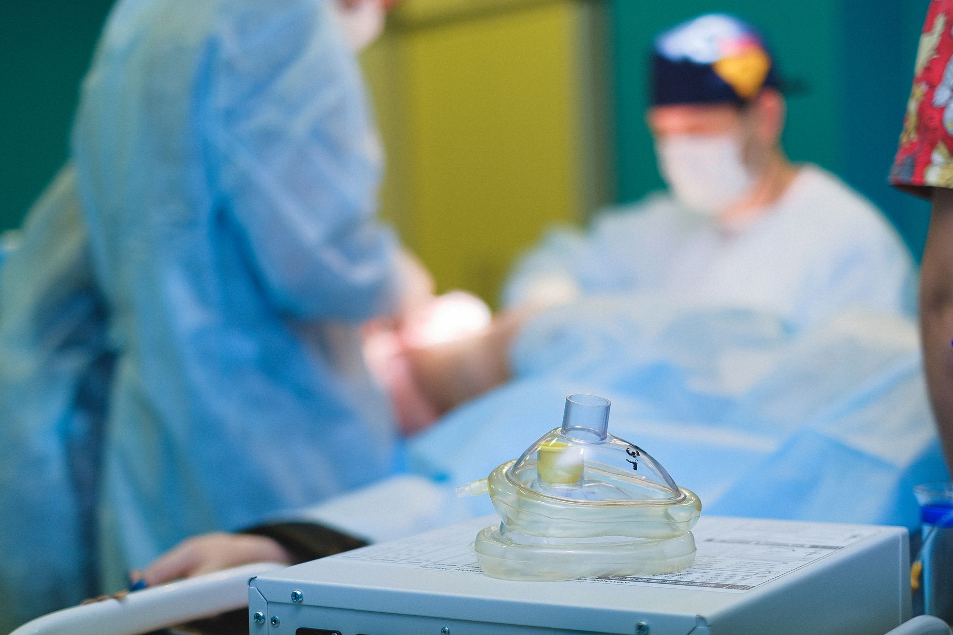 Anesthesia equipment in a hospital operating room, the setting for the highest paid DNP level role