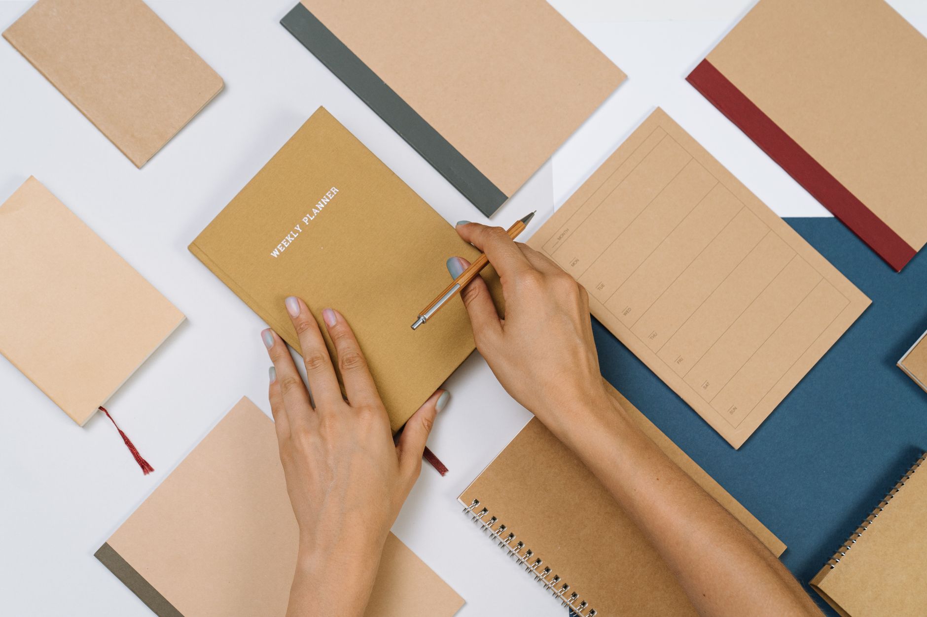 Weekly planner used to allocate study hours against the PN test plan weights
