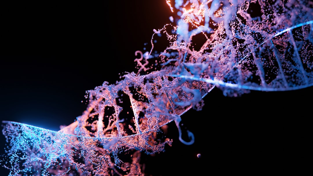 Illustration of a DNA double helix representing TEAS genetics questions